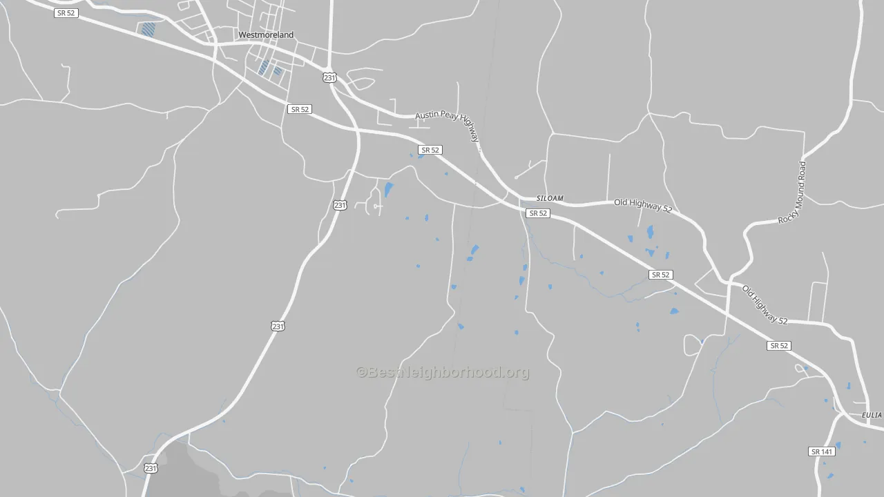 Transit Grade map of Siloam, TN
