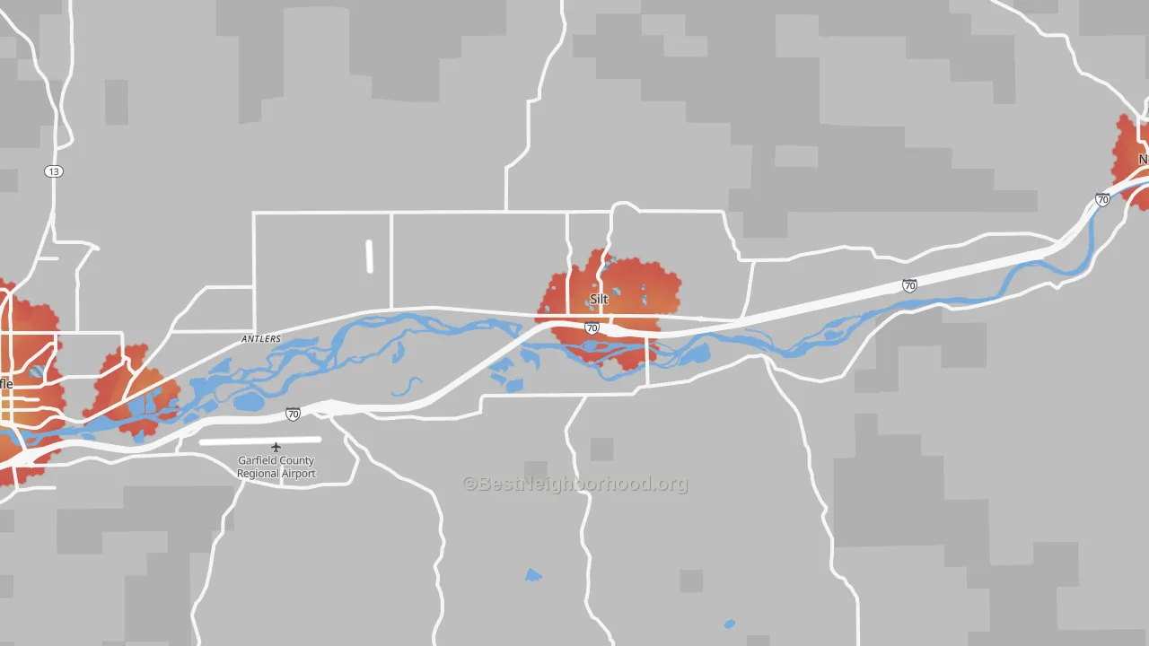 Transit Grade map of Silt, CO
