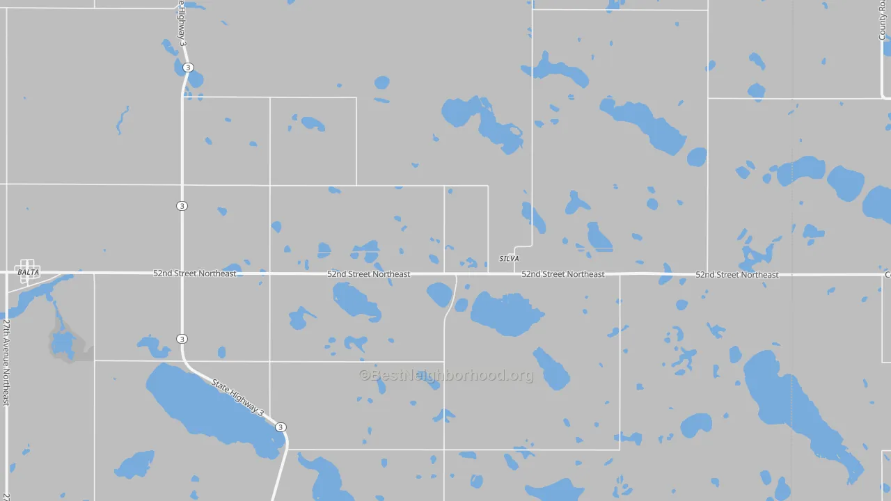 Transit Grade map of Silva, ND