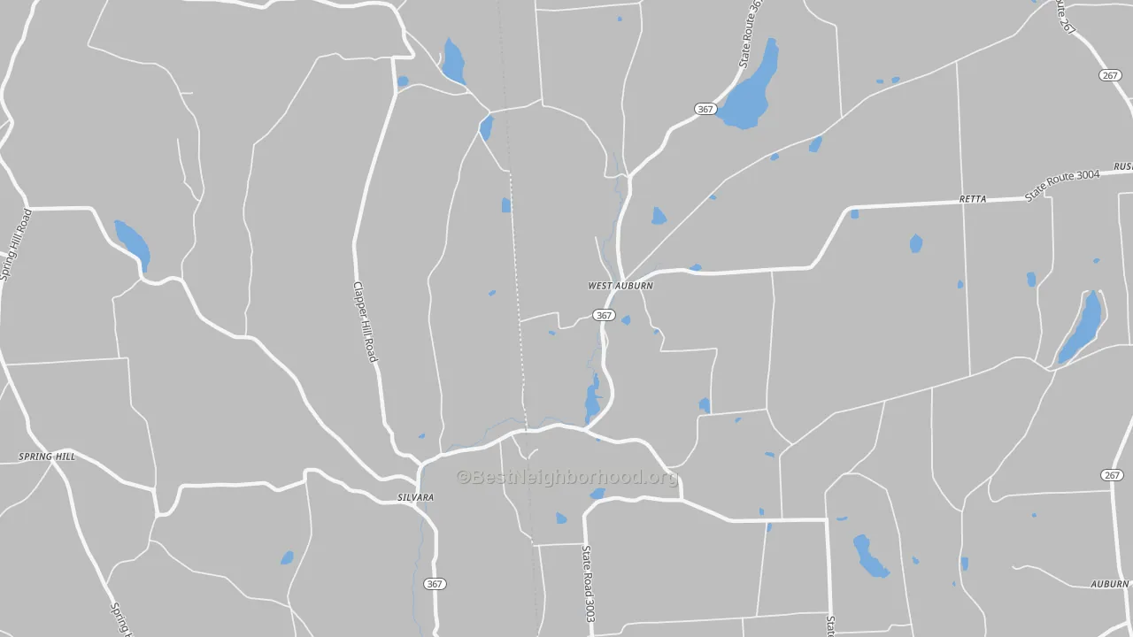 Transit Grade map of Silvara, PA