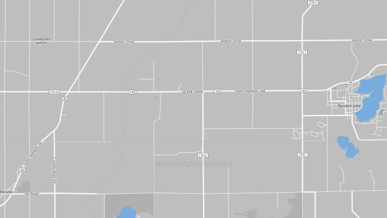Transit Grade map of Silver Creek, WI