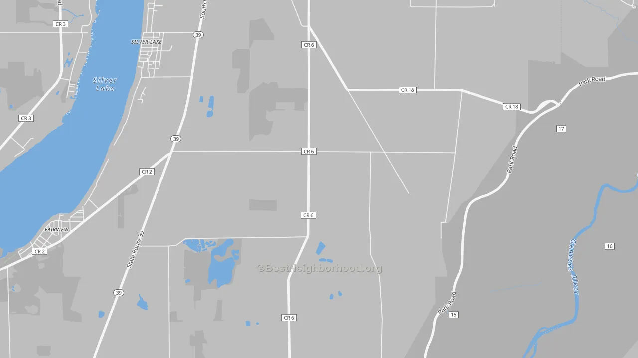 Transit Grade map of Silver Lake, NY