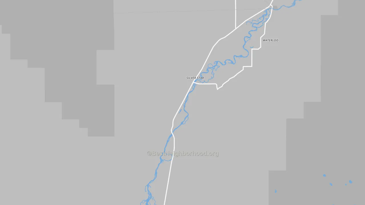 Transit Grade map of Silver Star, MT