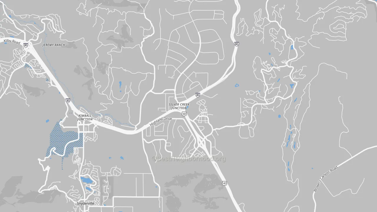 Transit Grade map of Silver Summit, UT