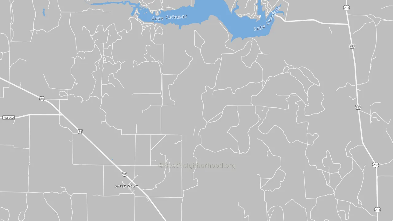 Transit Grade map of Silver Valley, TX