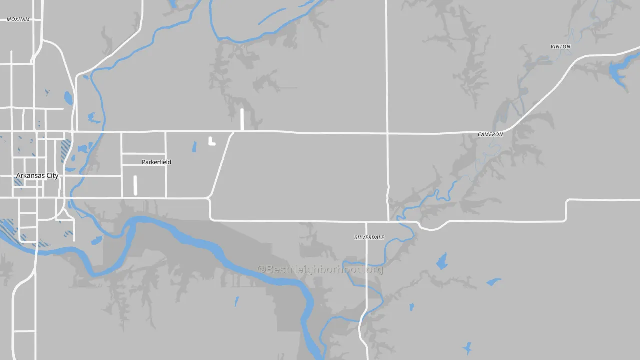 Transit Grade map of Silverdale, KS
