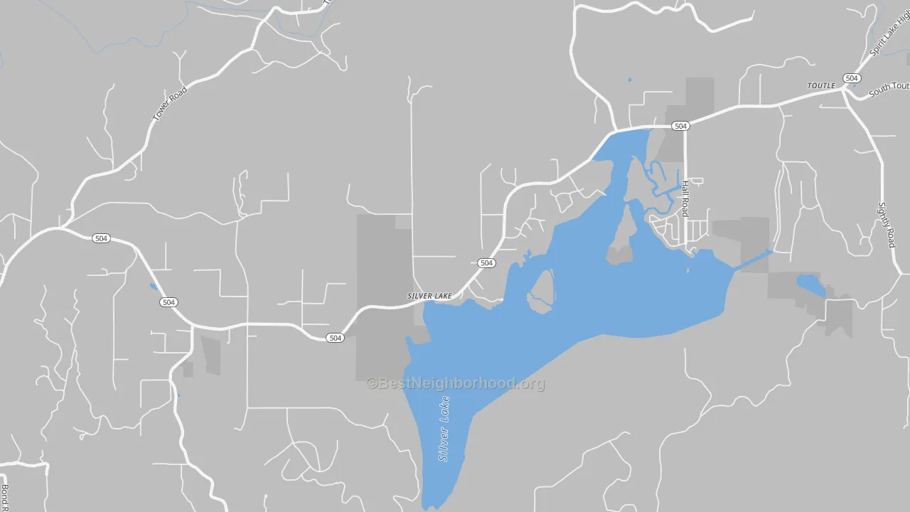 Transit Grade map of Silverlake, WA