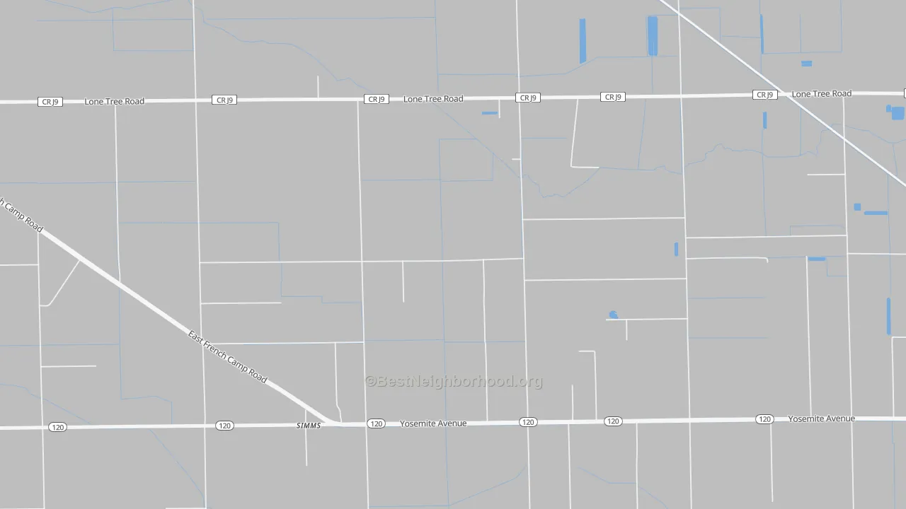 Transit Grade map of Simms, CA