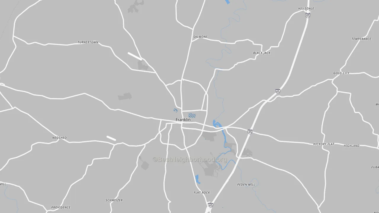 Transit Grade map of Simpson County, KY