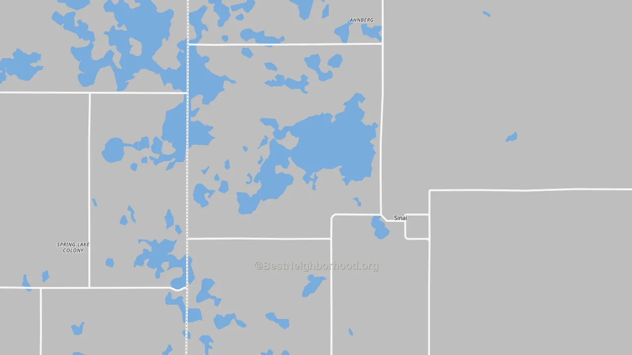 Transit Grade map of Sinai, SD