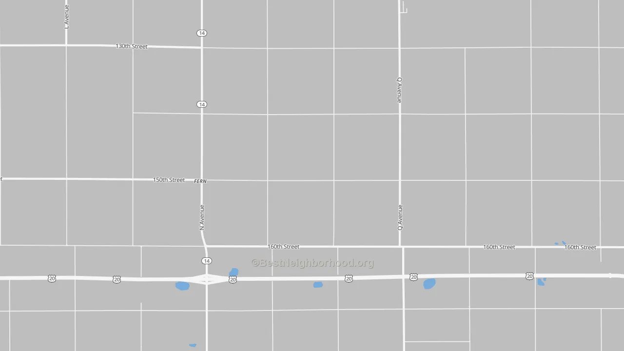 Transit Grade map of Sinclair, IA