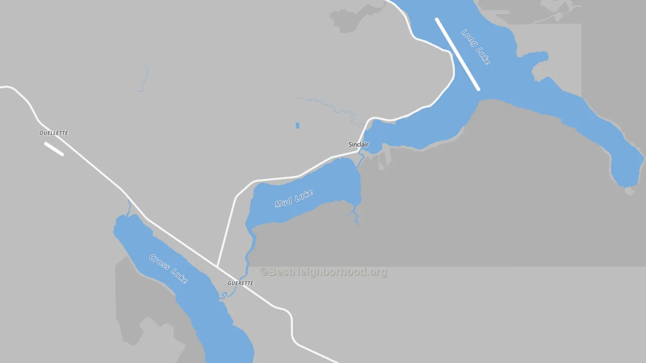 Transit Grade map of Sinclair, ME