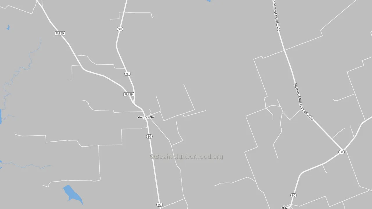 Transit Grade map of Singleton, TX