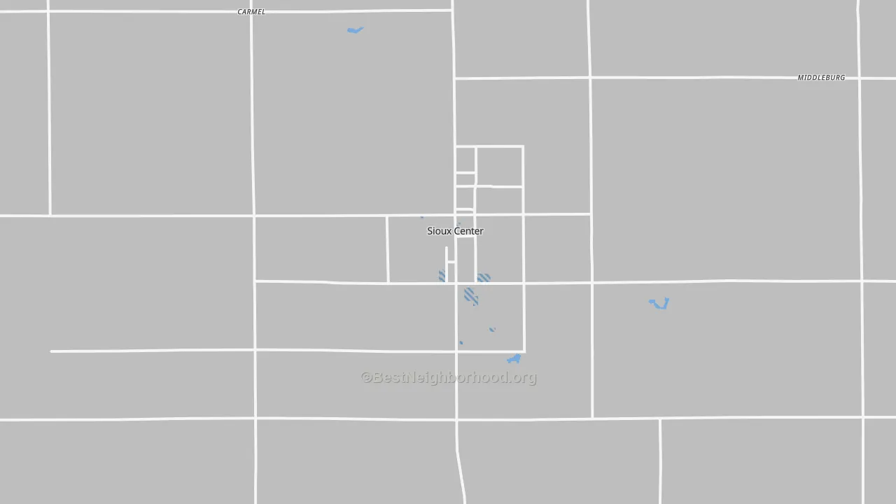 Transit Grade map of Sioux Center, IA
