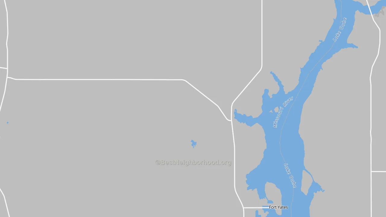 Transit Grade map of Sioux County, ND