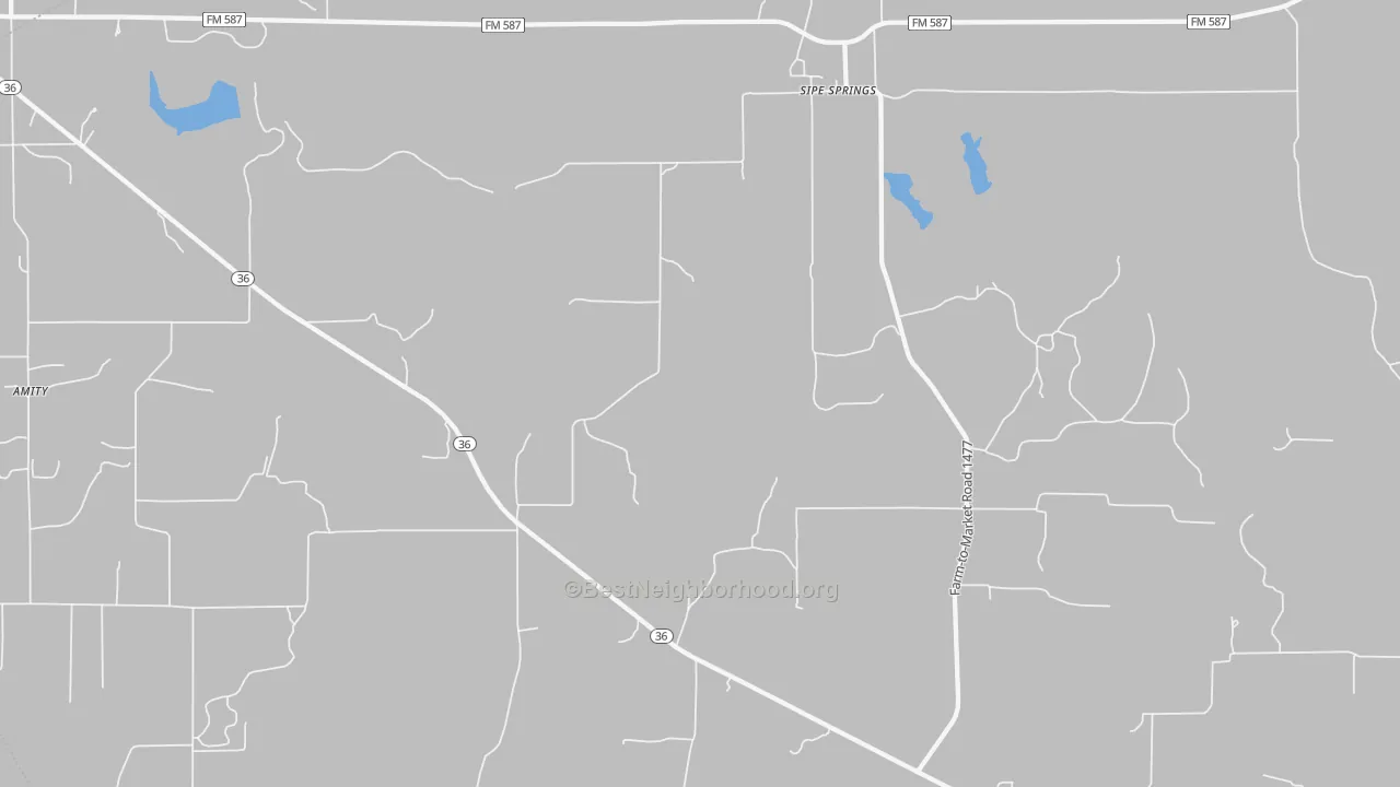Transit Grade map of Sipe Springs, TX