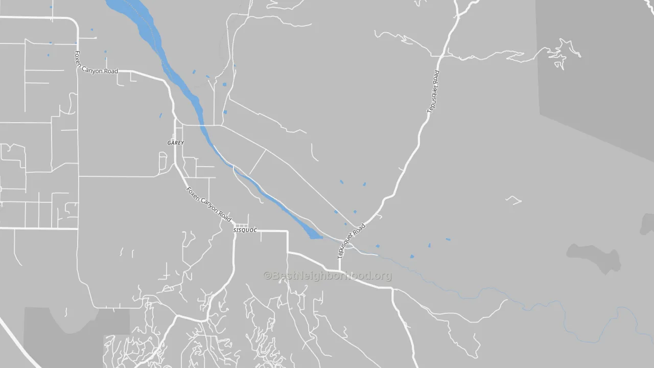 Transit Grade map of Sisquoc, CA