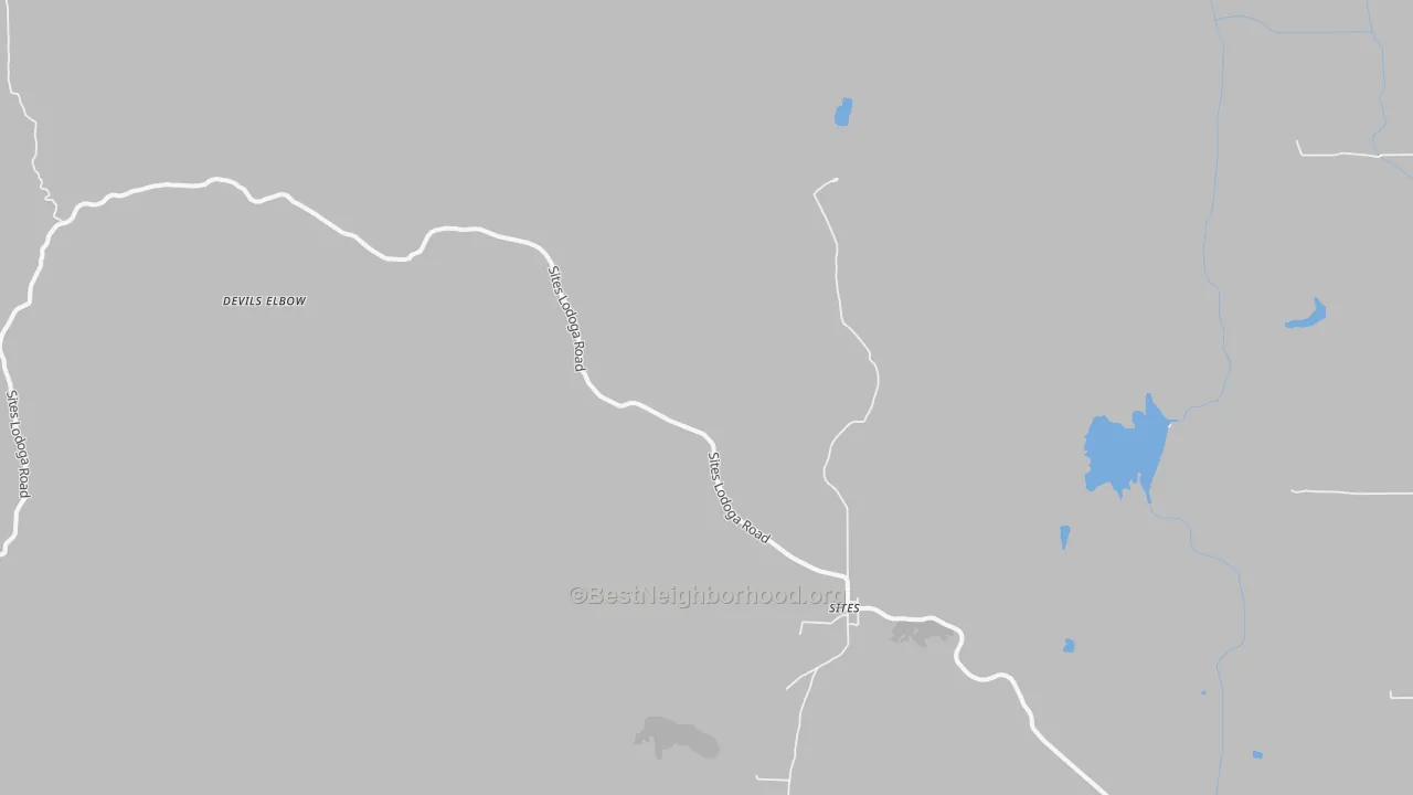Transit Grade map of Sites, CA