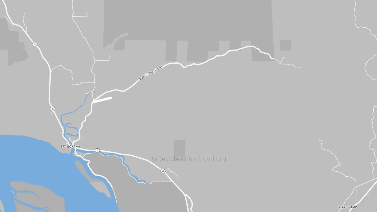 Transit Grade map of Skamokawa Valley, WA
