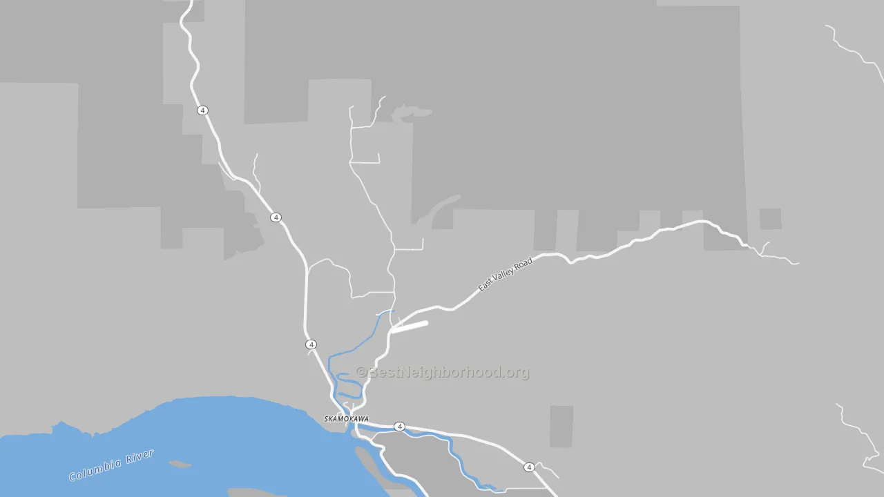 Transit Grade map of Skamokawa, WA
