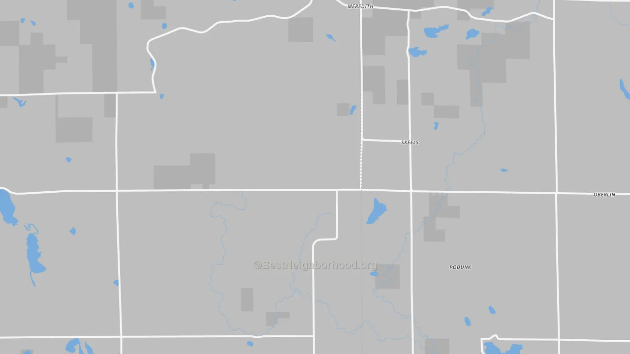 Transit Grade map of Skeels, MI
