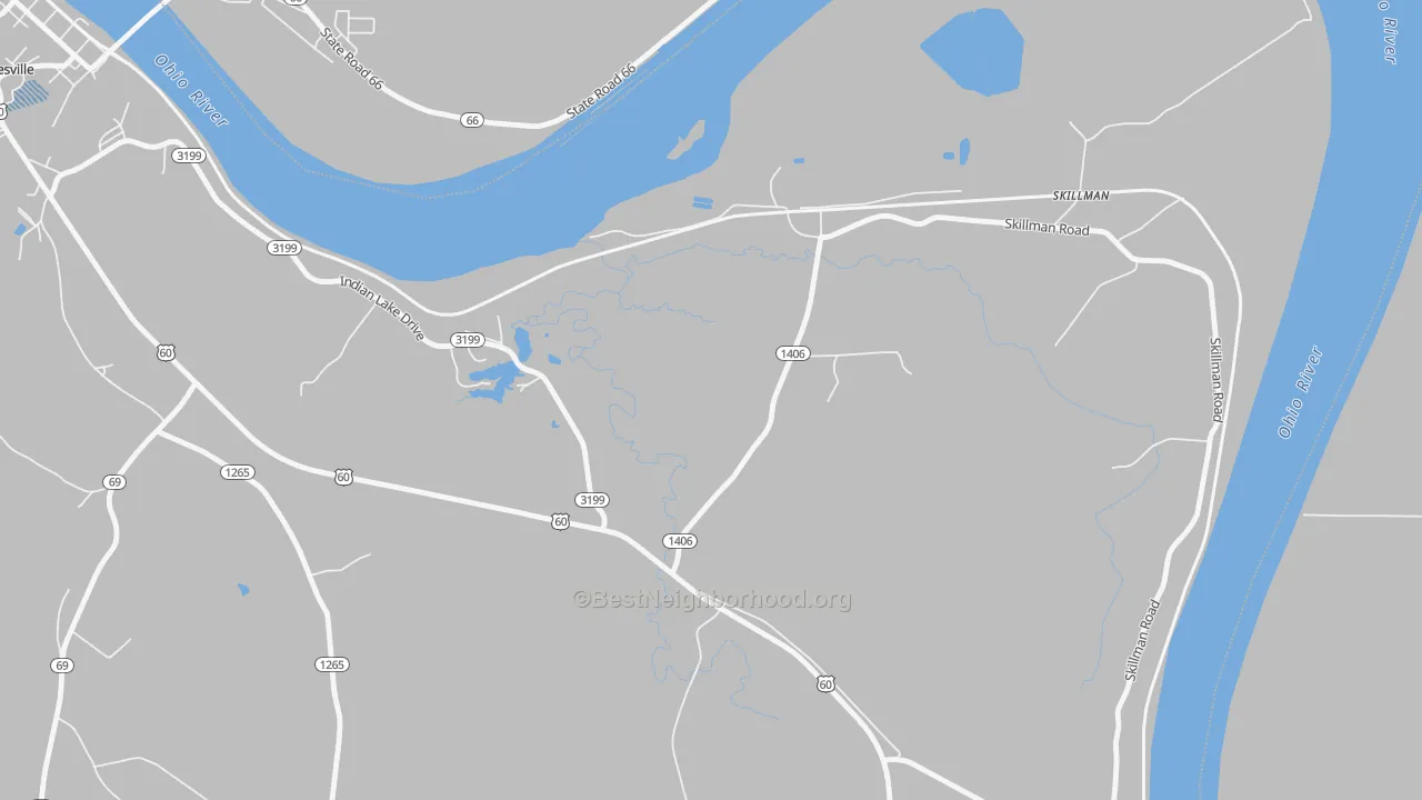 Transit Grade map of Skillman, KY