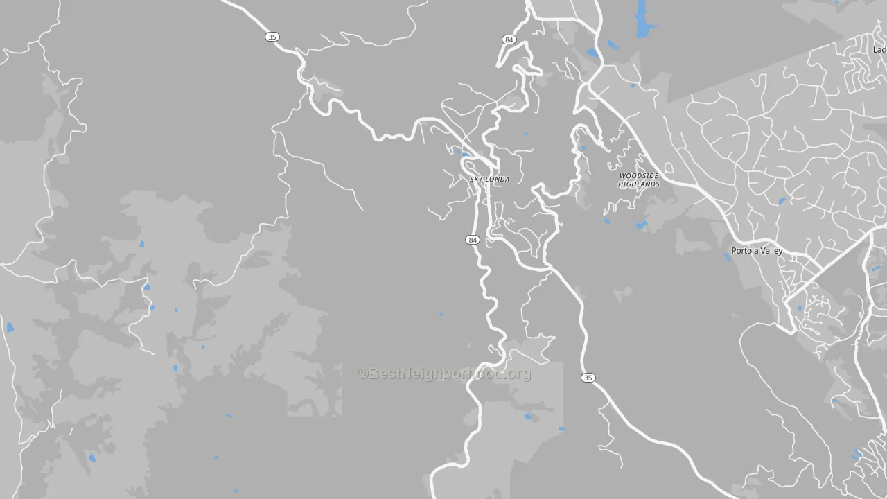 Transit Grade map of Sky Londa, CA