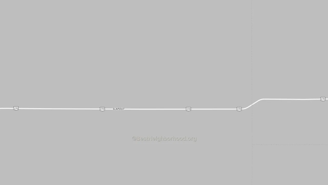 Transit Grade map of Slapout, OK