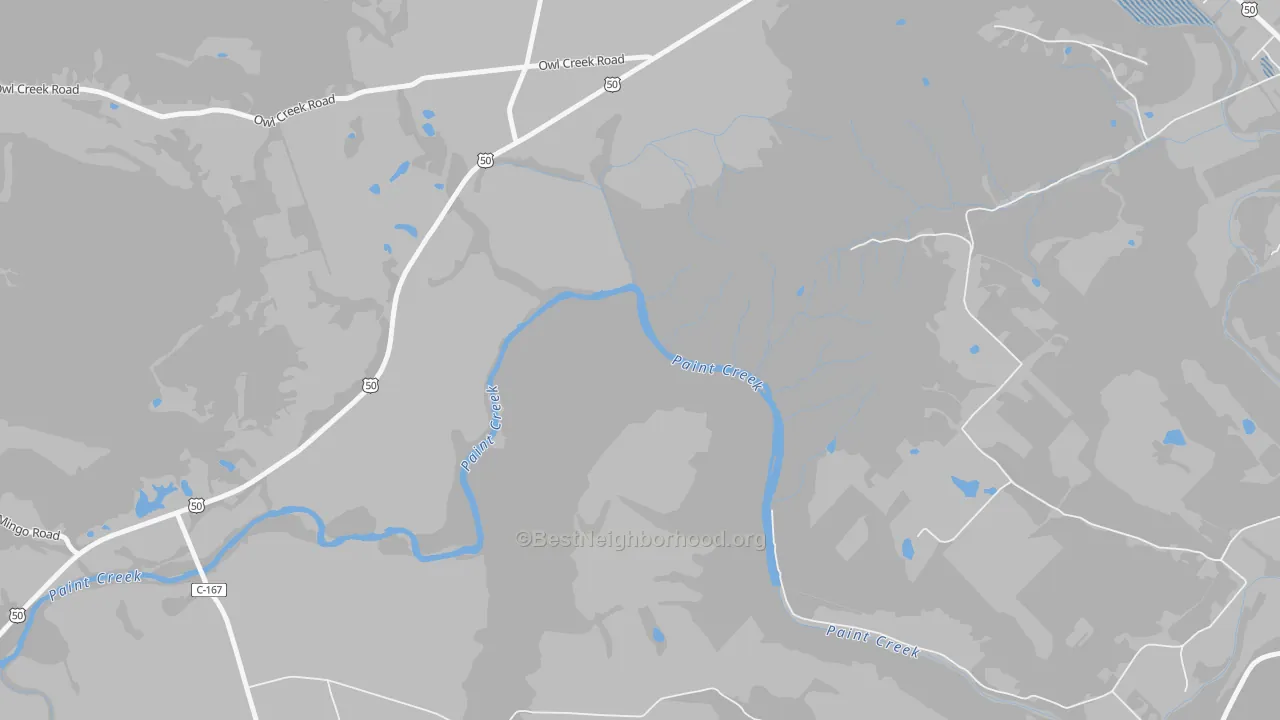Transit Grade map of Slate Mills, OH
