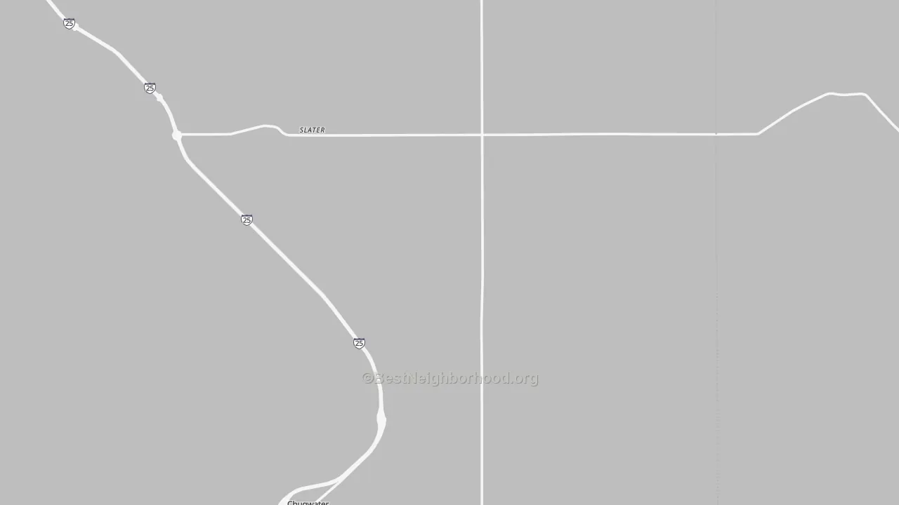 Transit Grade map of Slater, WY
