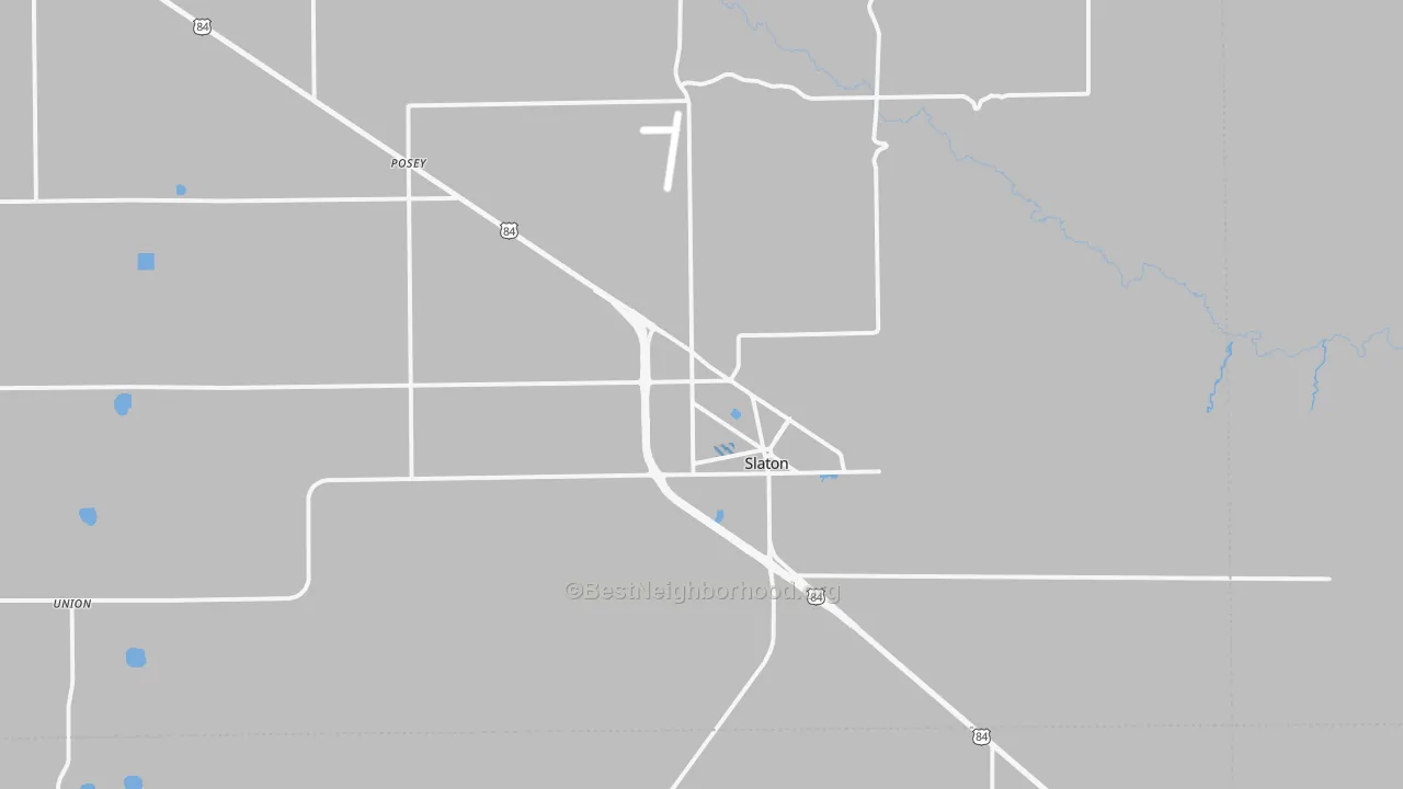 Transit Grade map of Slaton, TX