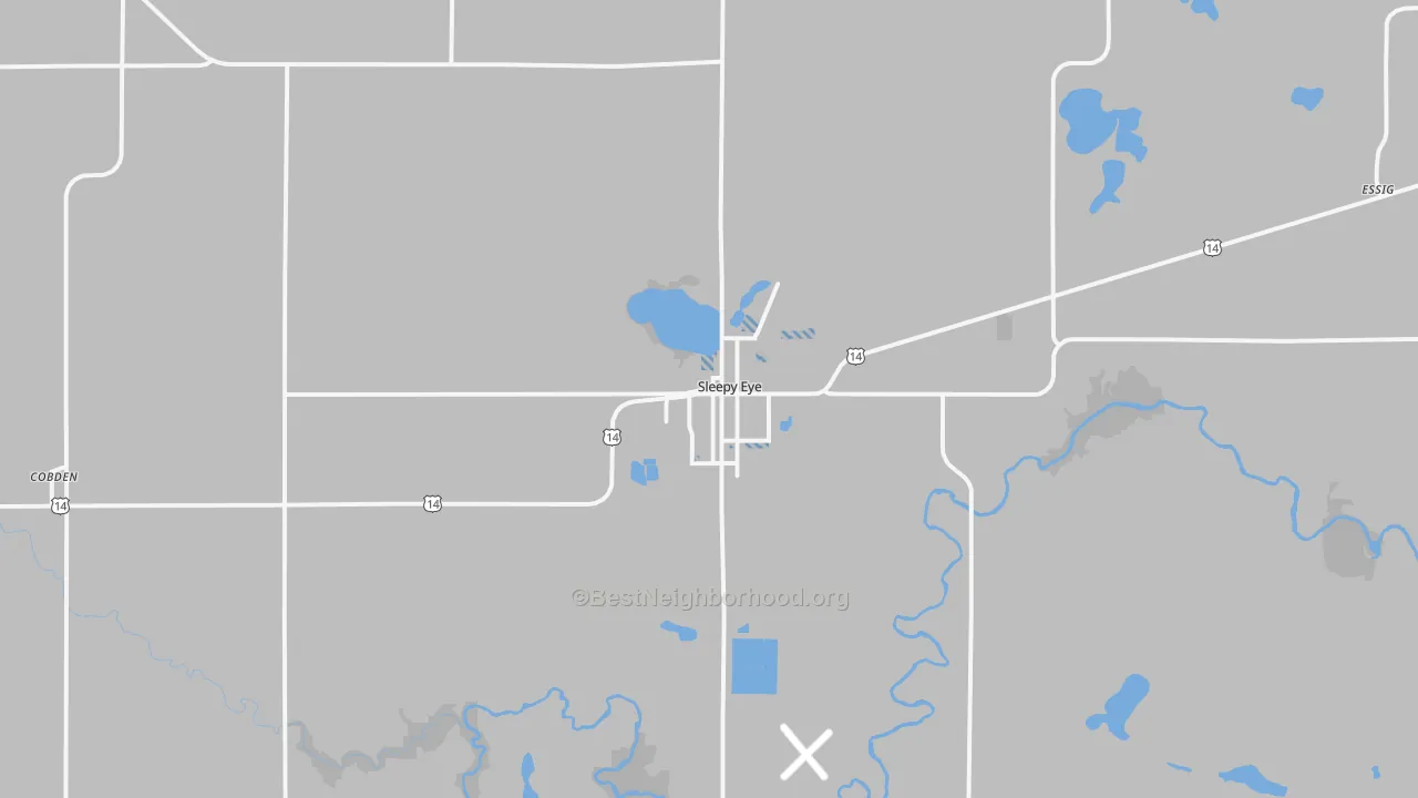 Transit Grade map of Sleepy Eye, MN