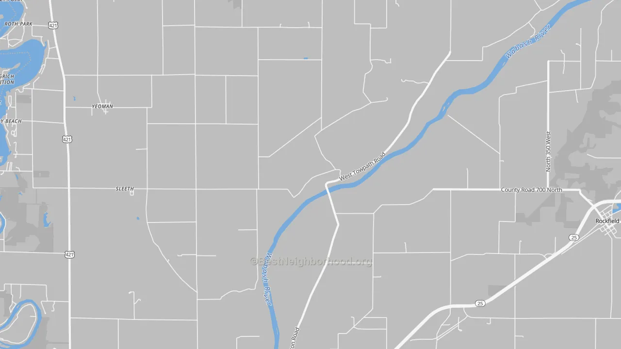 Transit Grade map of Sleeth, IN