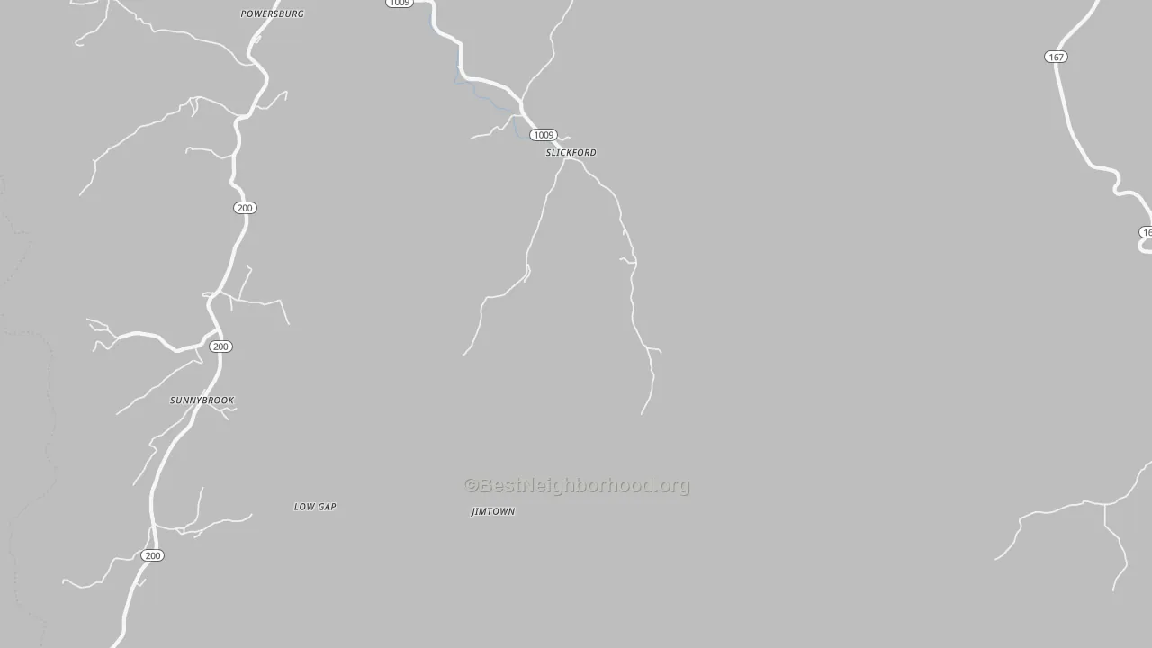 Transit Grade map of Slickford, KY