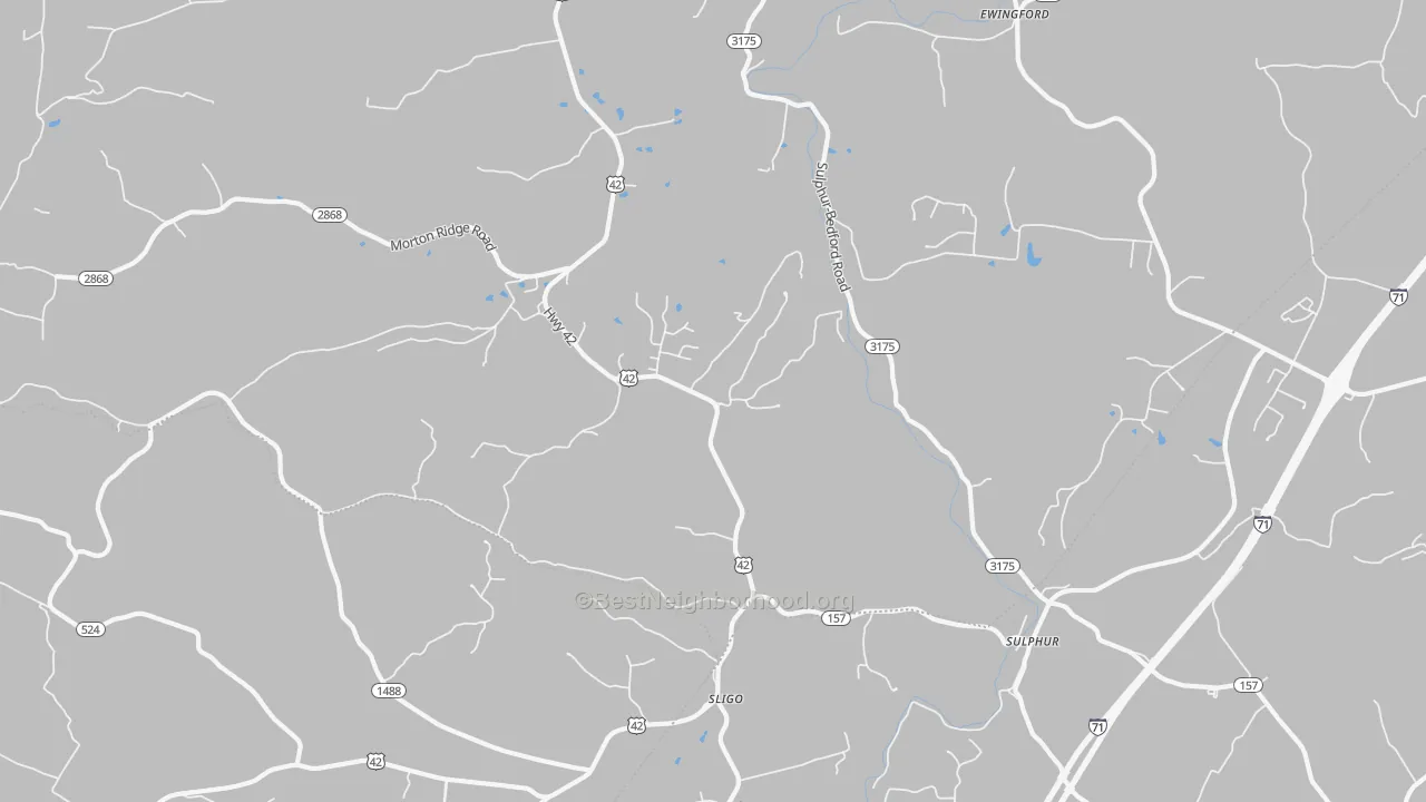 Transit Grade map of Sligo, KY