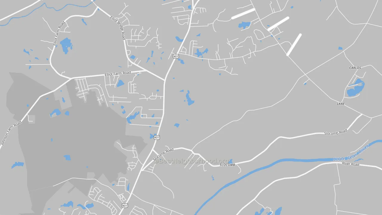 Transit Grade map of Slocomb, NC