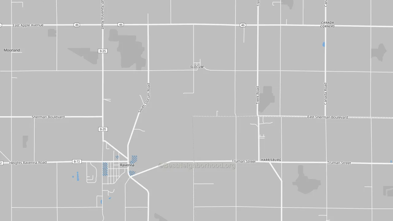 Transit Grade map of Slocum, MI