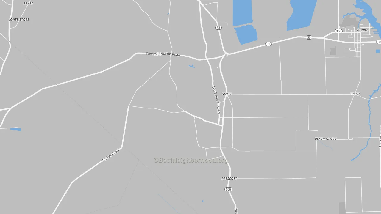 Transit Grade map of Small, NC