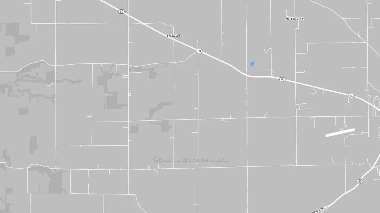 Transit Grade map of Smedley, IN
