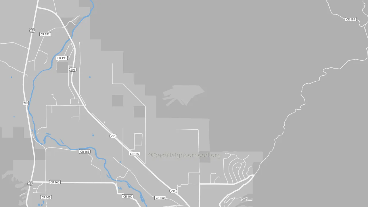 Transit Grade map of Smeltertown, CO