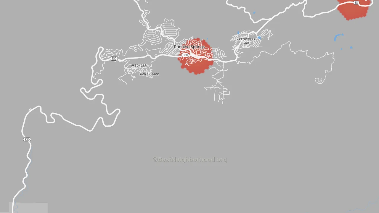 Transit Grade map of Smiley Park, CA
