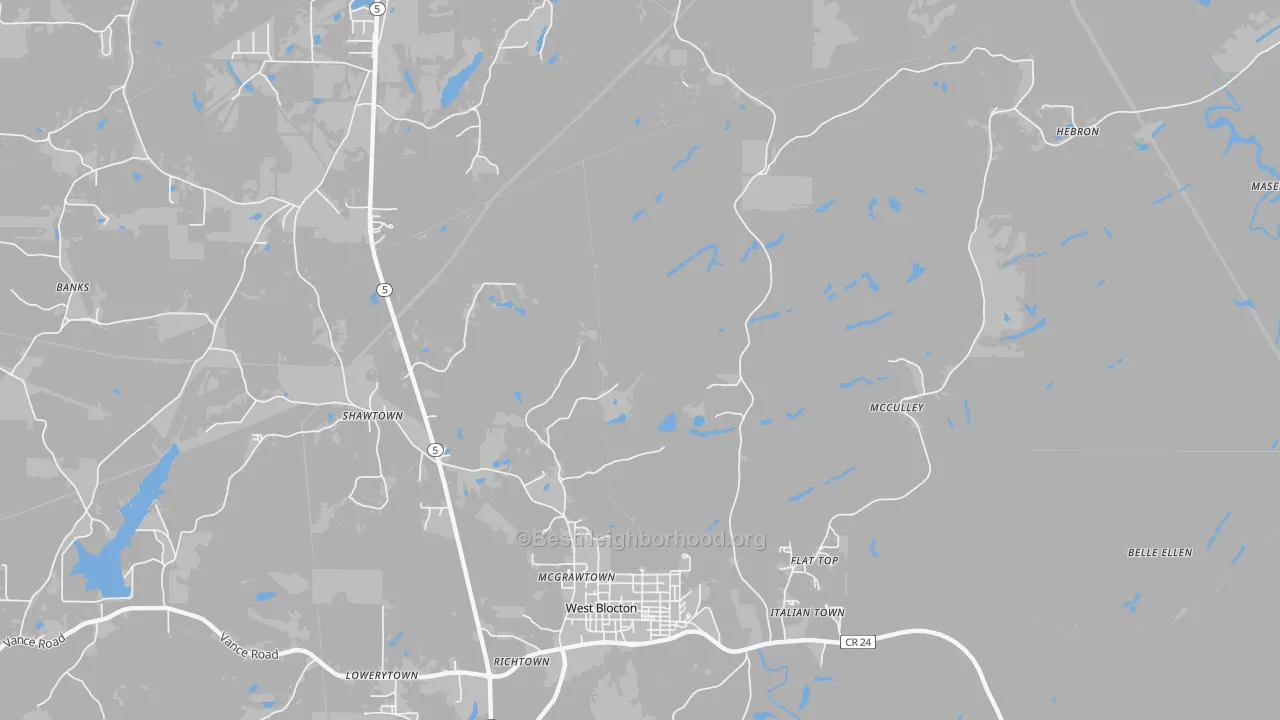 Transit Grade map of Smith Hill, AL