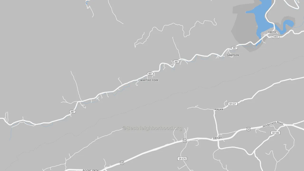 Transit Grade map of Smith, KY
