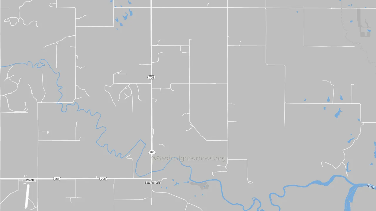 Transit Grade map of Smith-Lee, OK