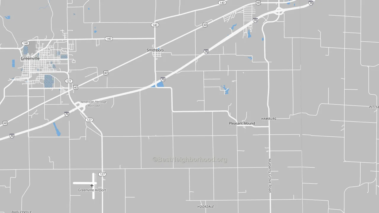 Transit Grade map of Smithboro, IL