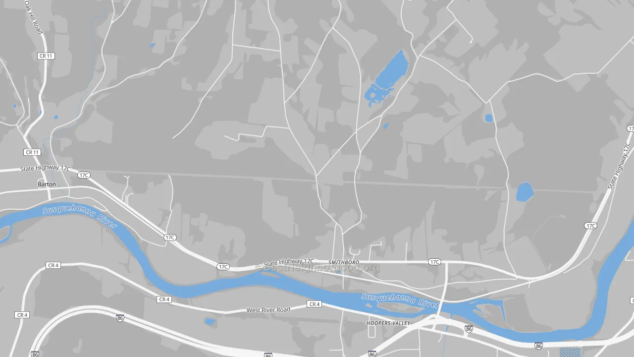 Transit Grade map of Smithboro, NY