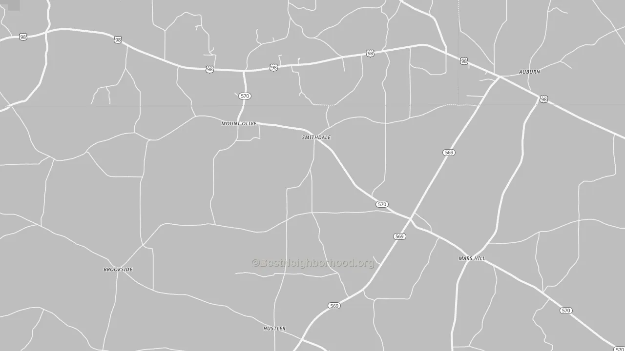 Transit Grade map of Smithdale, MS