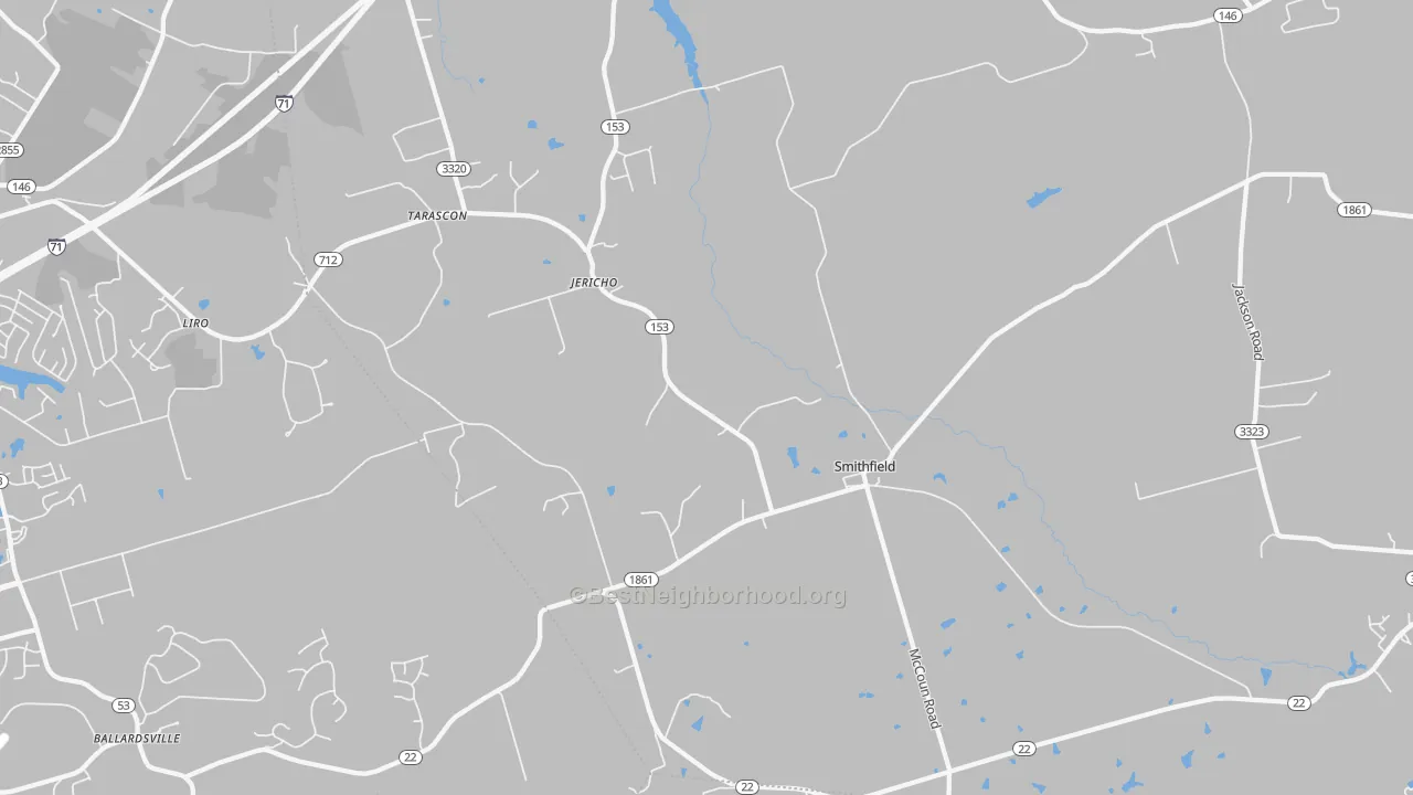 Transit Grade map of Smithfield, KY