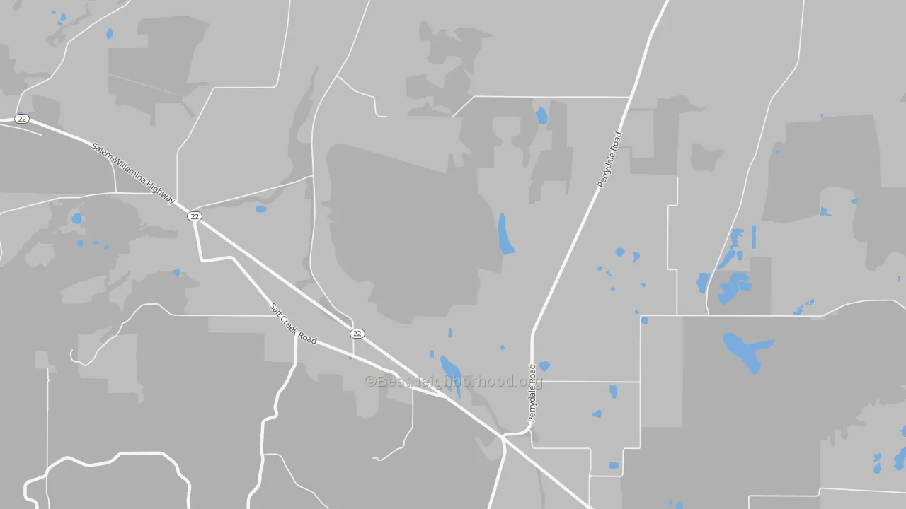 Transit Grade map of Smithfield, OR