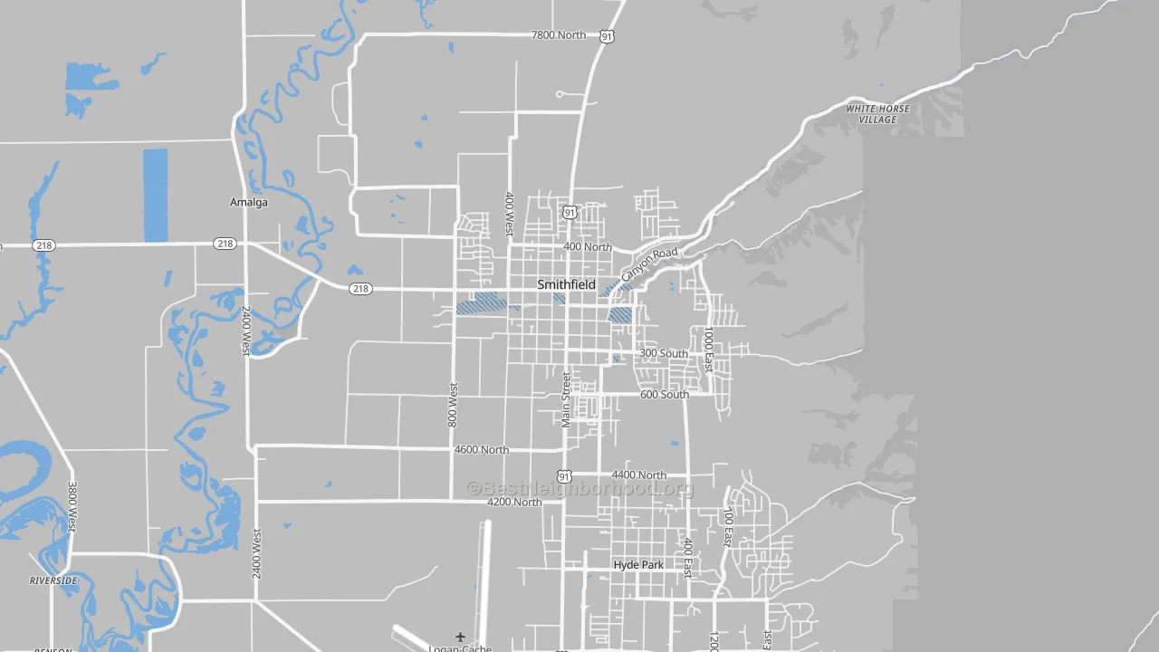Transit Grade map of Smithfield, UT